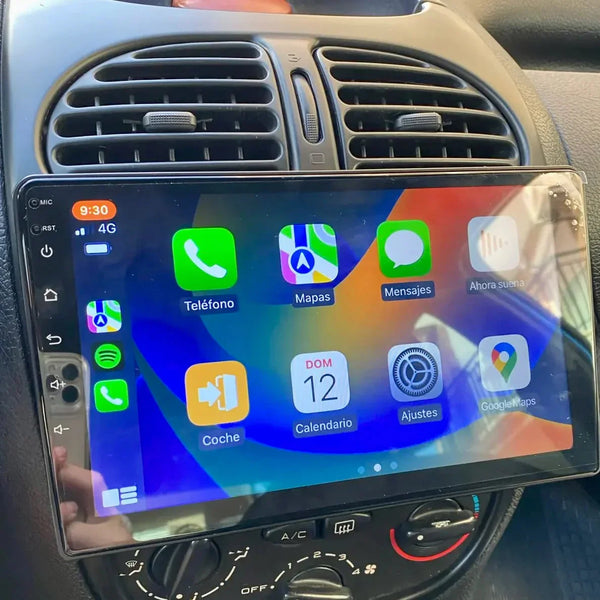 Écran CarPlay Android Auto Peugeot 206 — Remplacement autoradio OEM