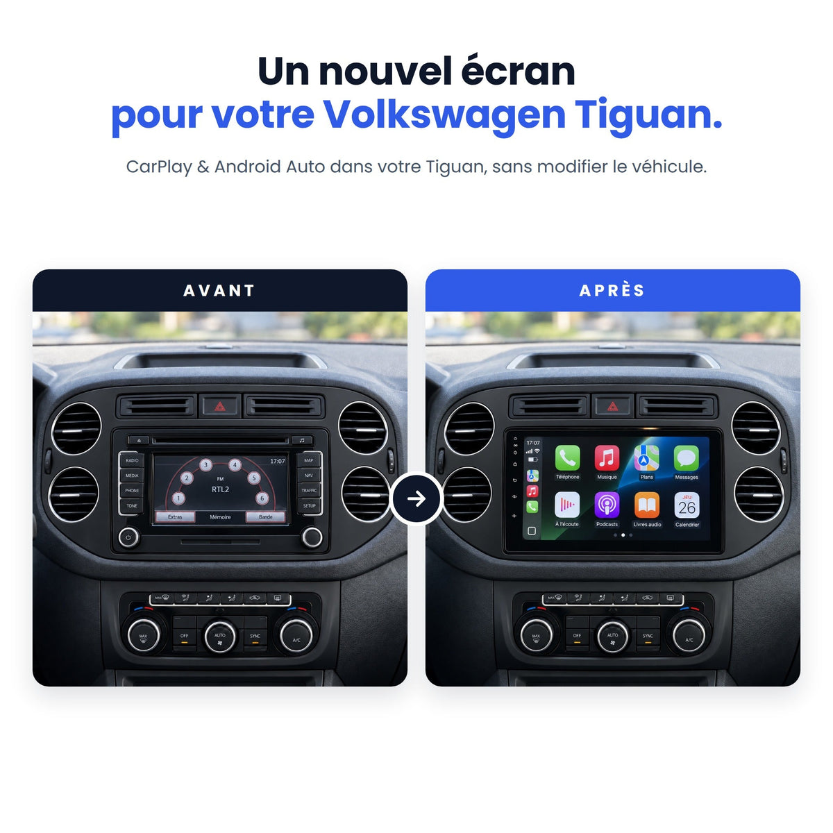 CarPlay Volkswagen Tiguan (2006-2016) — image 2
