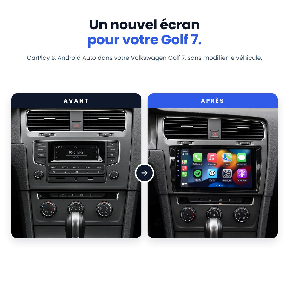 CarPlay Volkswagen Golf 7 (2013-2017) — image 2