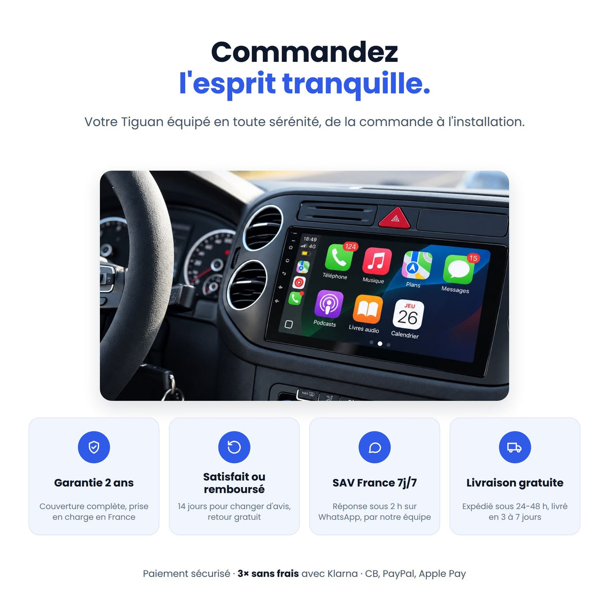 CarPlay Volkswagen Tiguan (2006-2016) — image 9