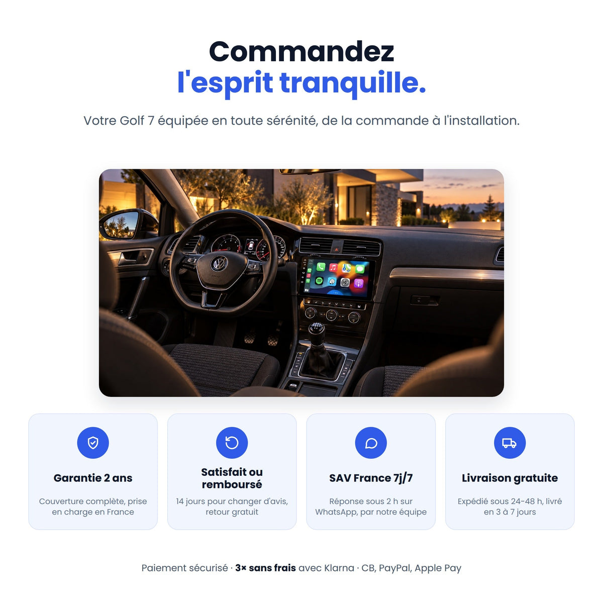 CarPlay Volkswagen Golf 7 (2013-2017) — image 9