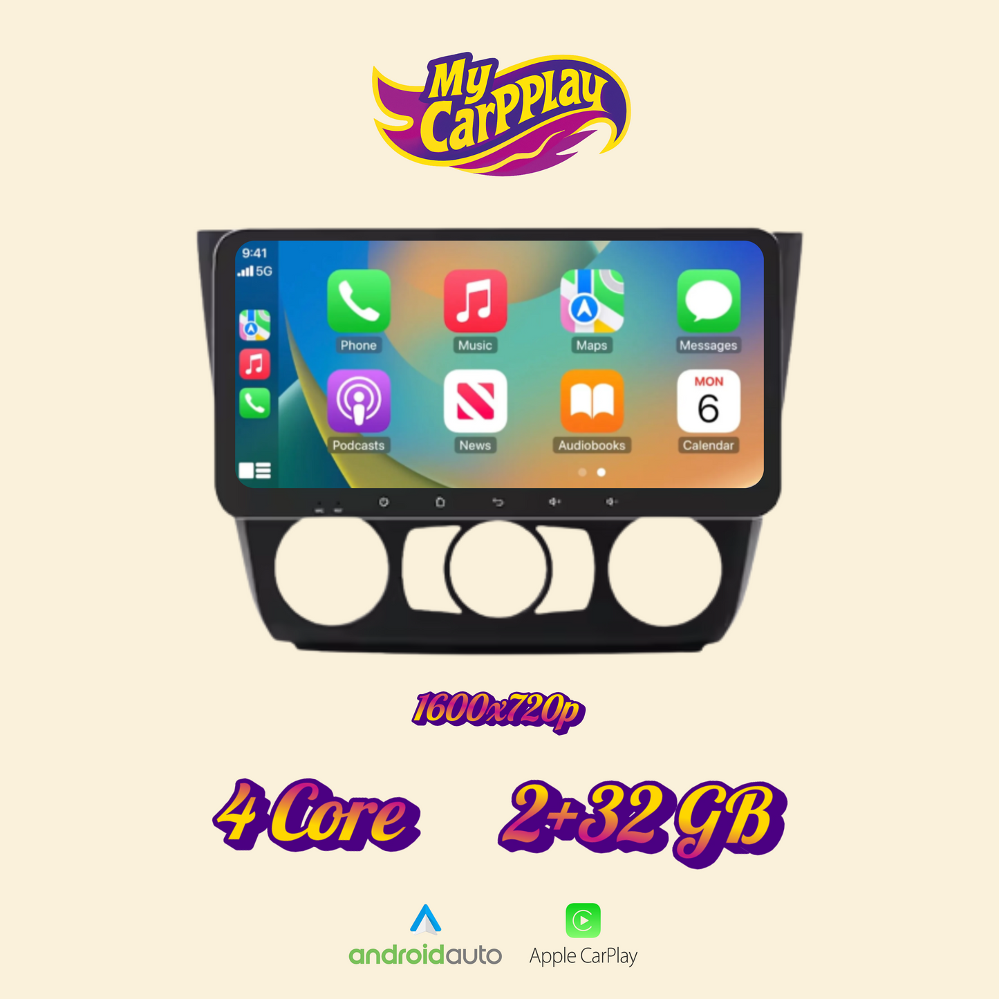 CarPlay BMW 1-Series E87, E81, E82 2004-2011