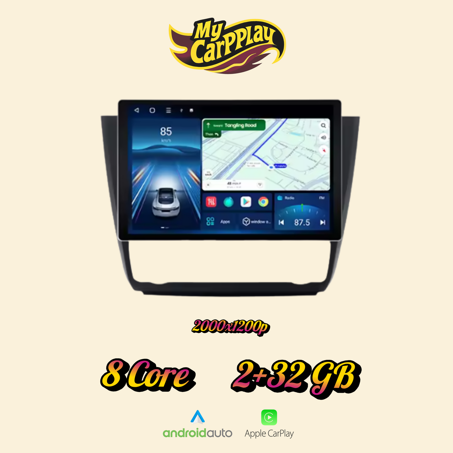 CarPlay BMW 1-Series E87, E81, E82 2004-2011