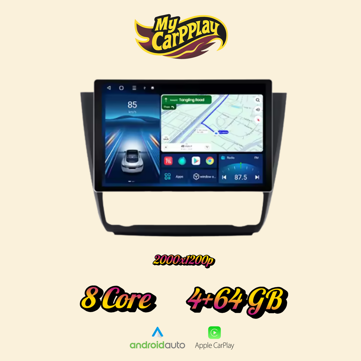 CarPlay BMW 1-Series E87, E81, E82 2004-2011