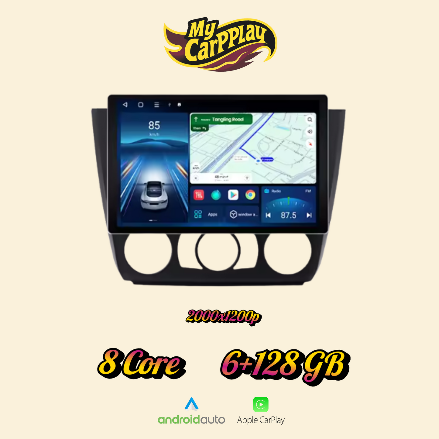 CarPlay BMW 1-Series E87, E81, E82 2004-2011