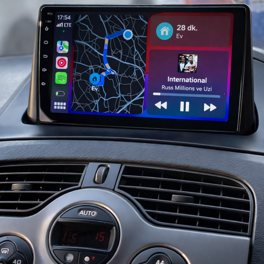Écran CarPlay Renault Kangoo intégré tableau de bord
