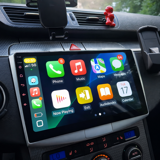 Écran CarPlay Volkswagen Passat B6 B7 intégré tableau de bord