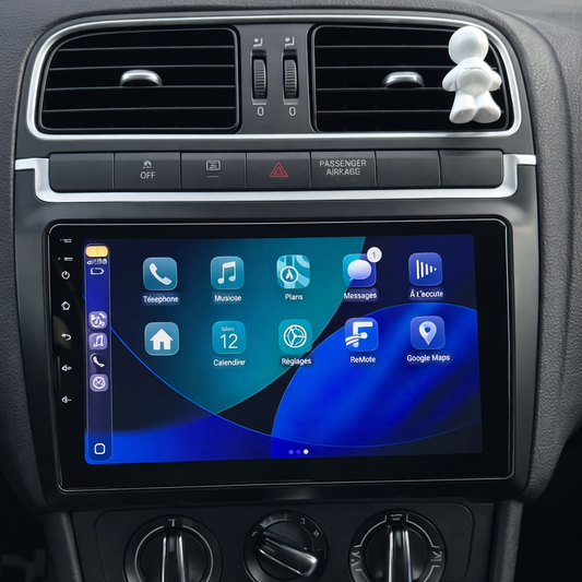 Écran CarPlay Volkswagen Polo 6 intégré tableau de bord