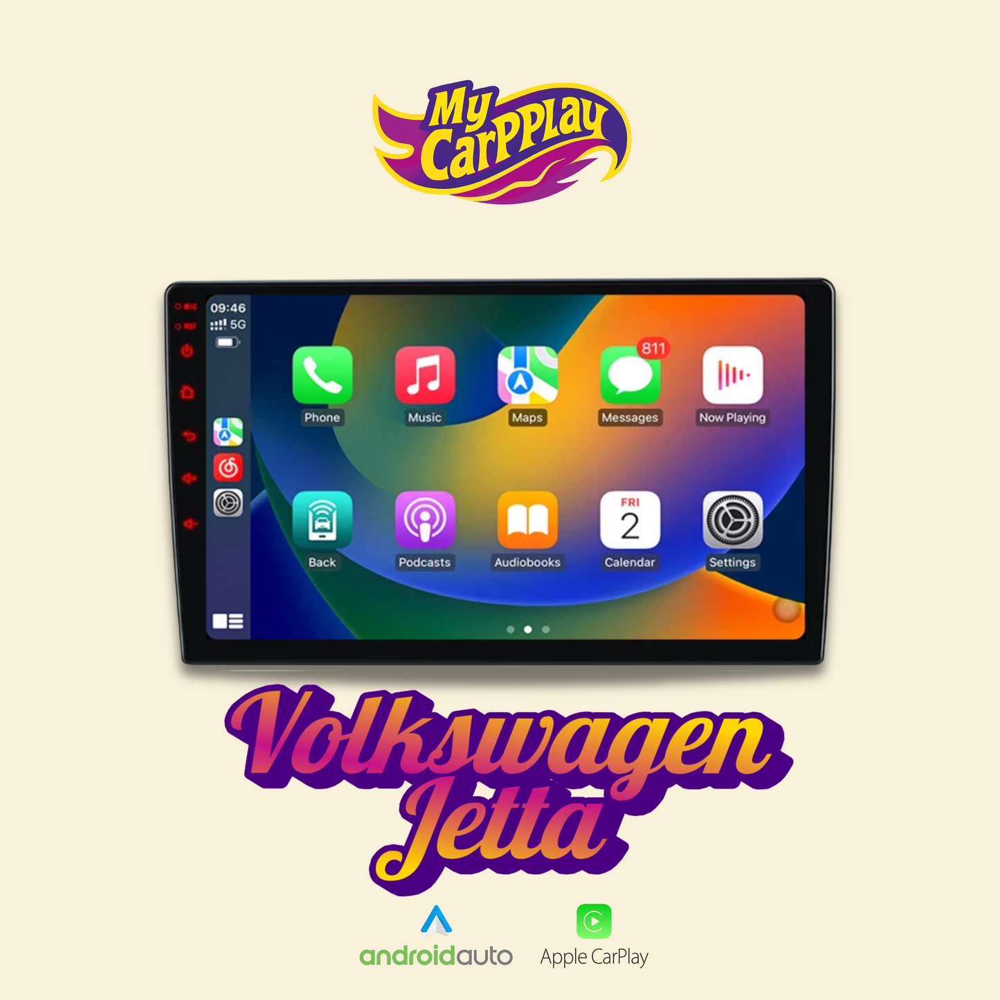 CarPlay Volkswagen Jetta 2015-2021