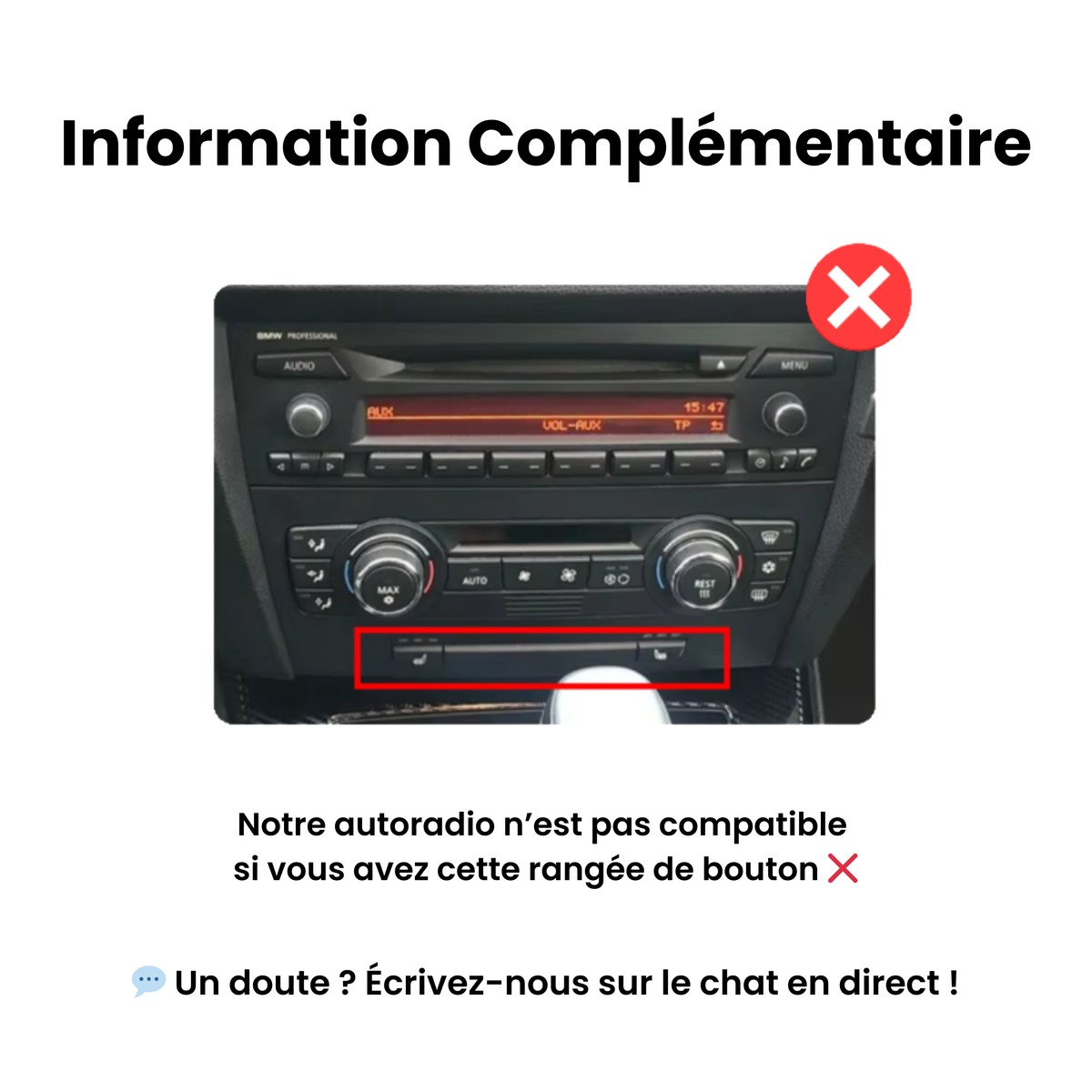 CarPlay BMW Série 3 E90/E91/E92/E93 (2005-2012) — image 2