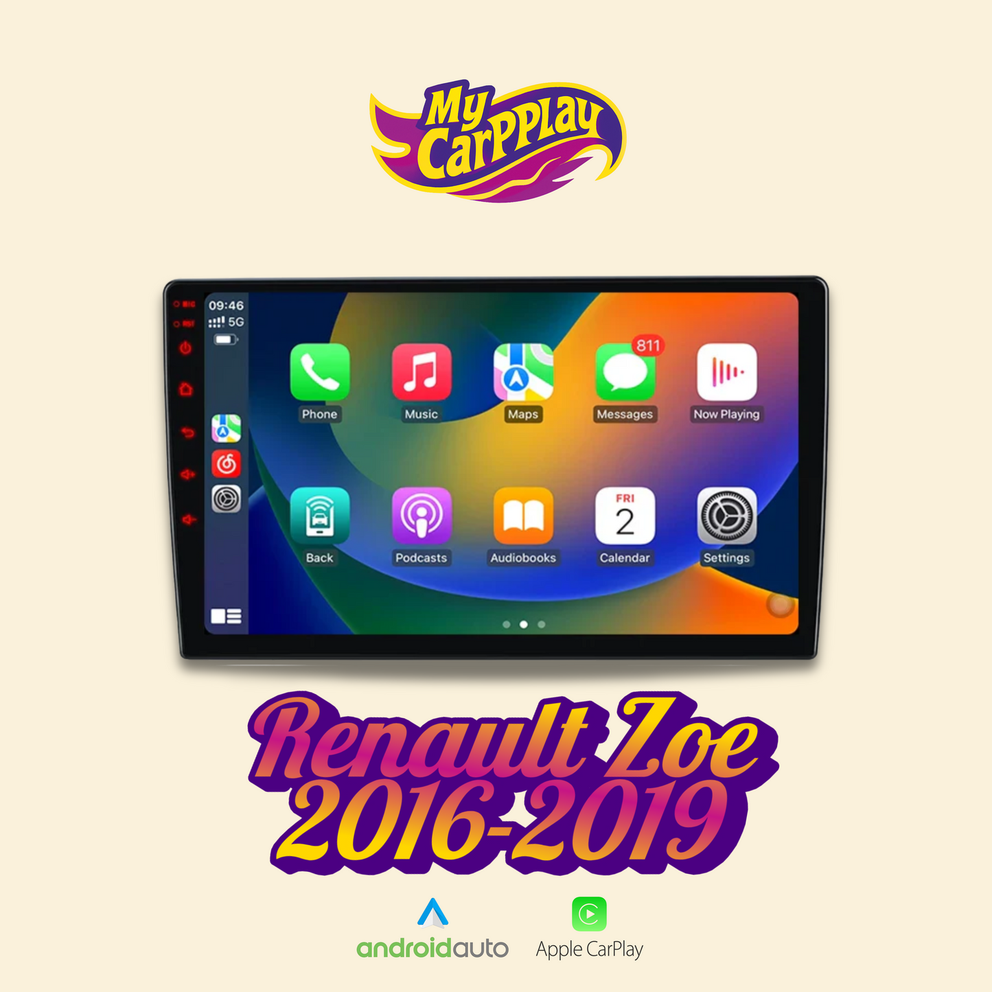 CarPlay Renault Zoe 2016-2019