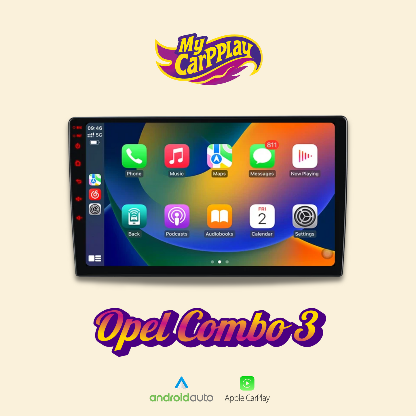 CarPlay Opel Combo 3 2011-2018