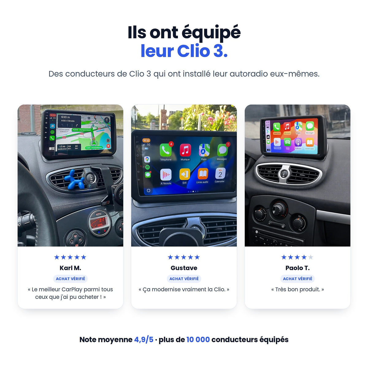 CarPlay Renault Clio 3 (2005-2014) — image 8