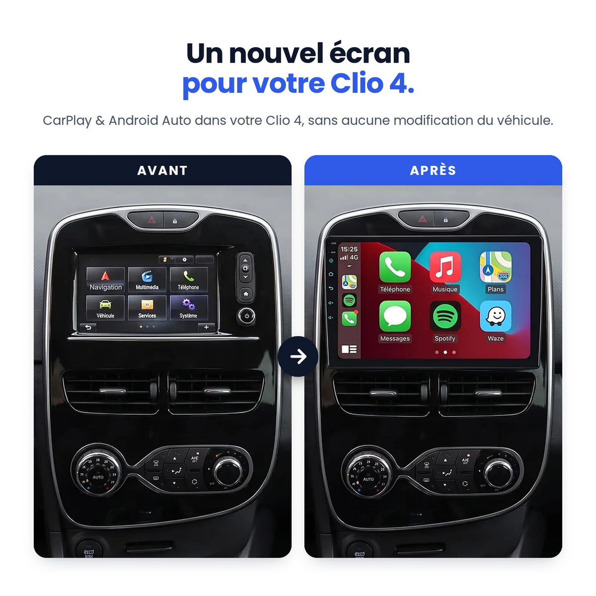 CarPlay Renault Clio 4 (2012-2019) — image 3
