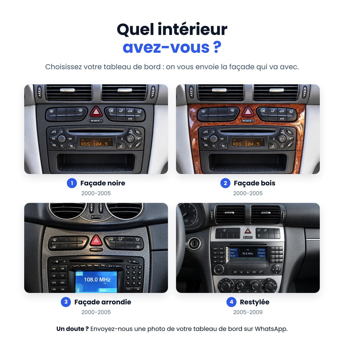 CarPlay Mercedes Classe C W203 (2000-2009) — image 2