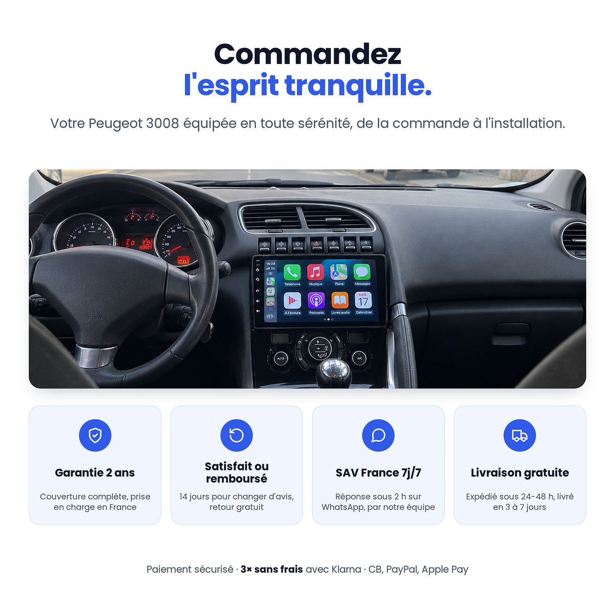 CarPlay Peugeot 3008 (2009-2015) — image 9