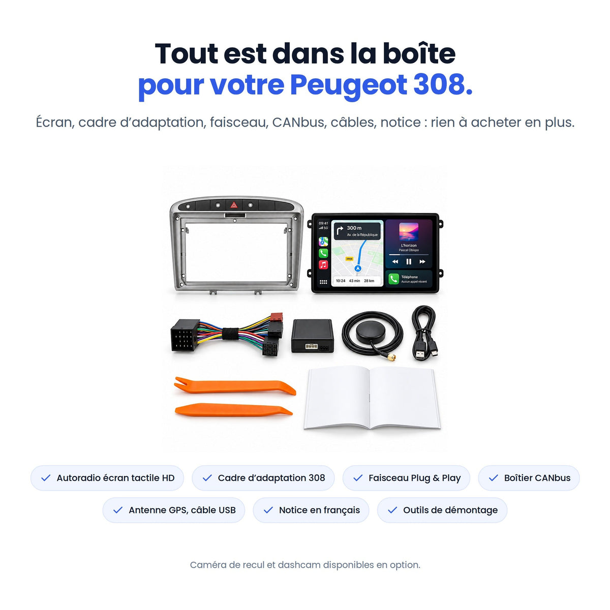 CarPlay Peugeot 308 / SW (2007-2015) — image 7