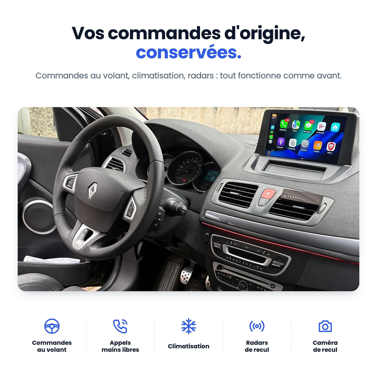 CarPlay Renault Mégane 3 (2008-2015) — image 6