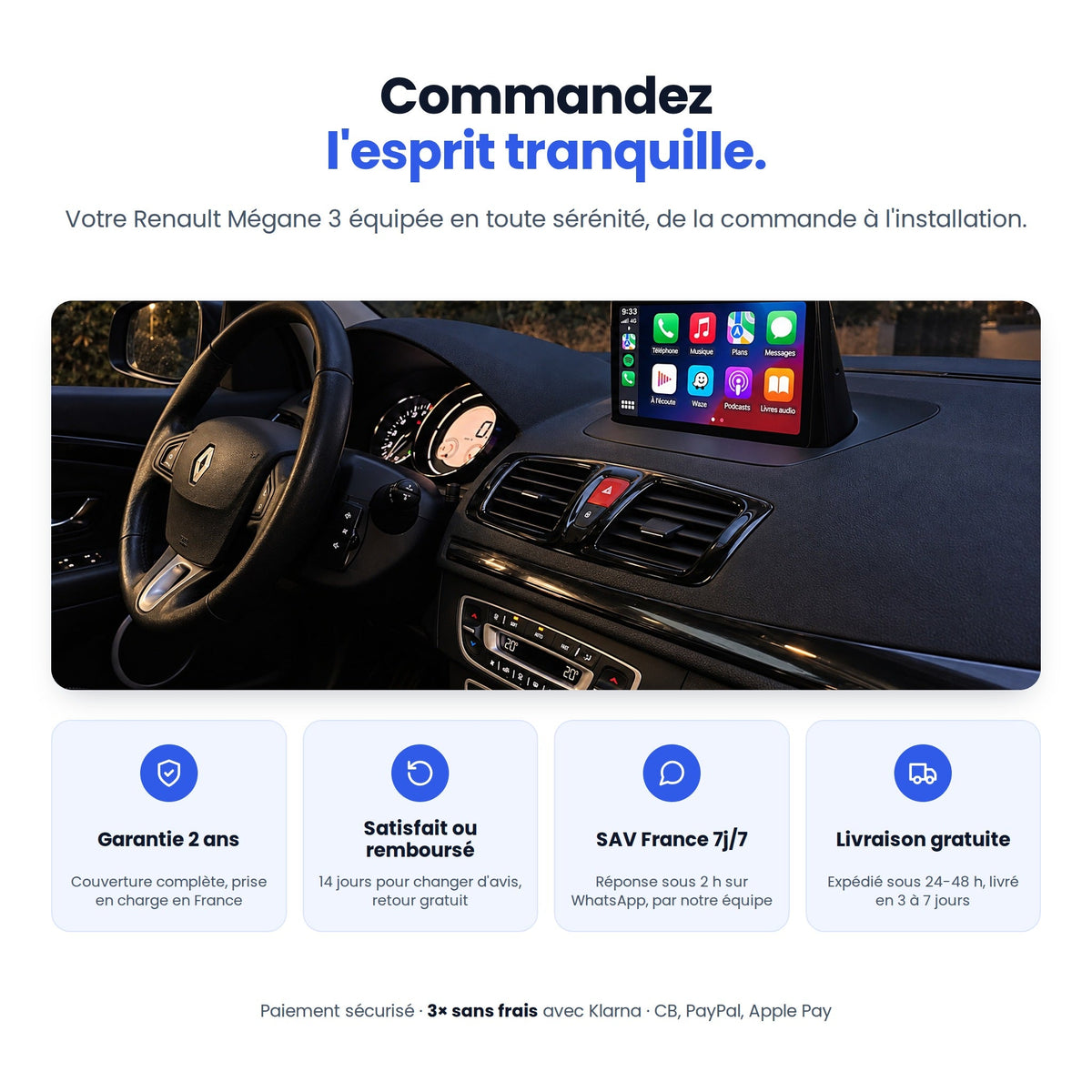CarPlay Renault Mégane 3 (2008-2015) — image 10