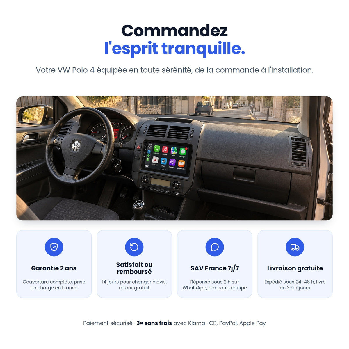CarPlay Volkswagen Polo 4 (2005-2009) — image 9