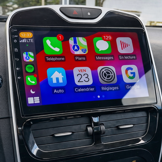 Écran CarPlay Android Auto Renault Clio 4 (2016-2019) — Remplacement autoradio OEM