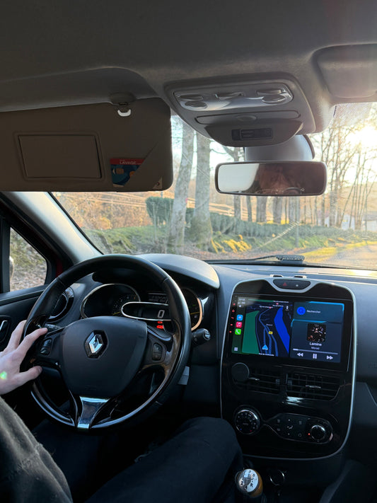 Écran CarPlay Android Auto Renault Clio 4 (2012-2016) — Remplacement autoradio OEM