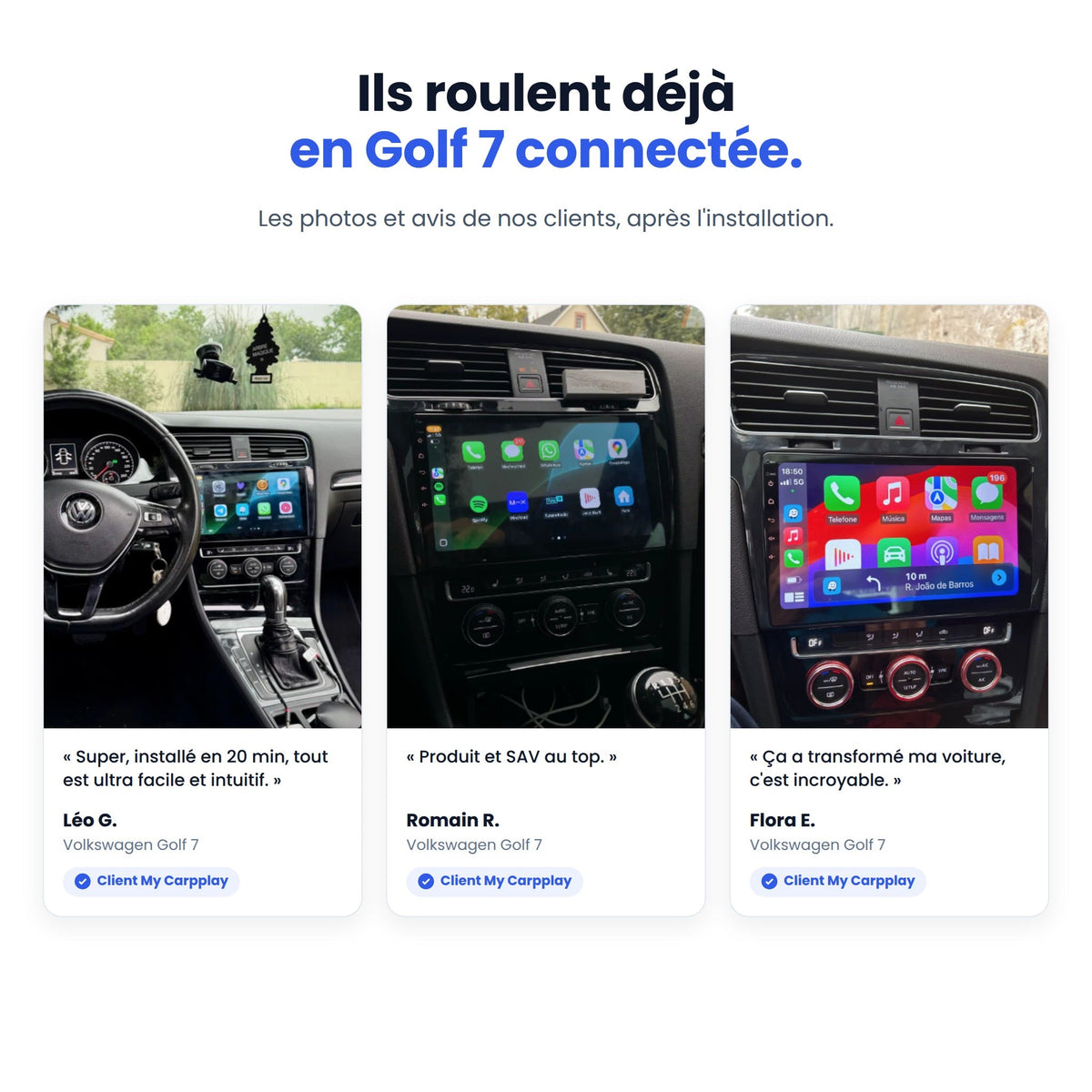 CarPlay Volkswagen Golf 7 (2013-2017) — image 8