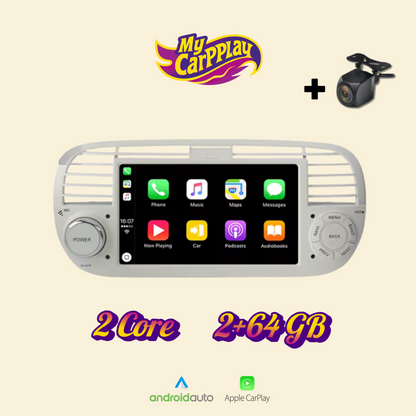 CarPlay Fiat 500 2007-2015