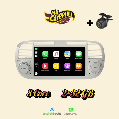 CarPlay Fiat 500 2007-2015