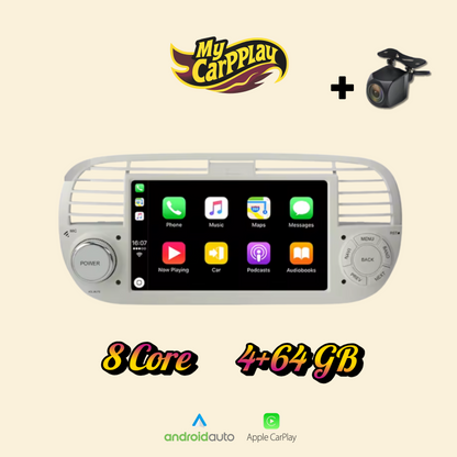 CarPlay Fiat 500 2007-2015