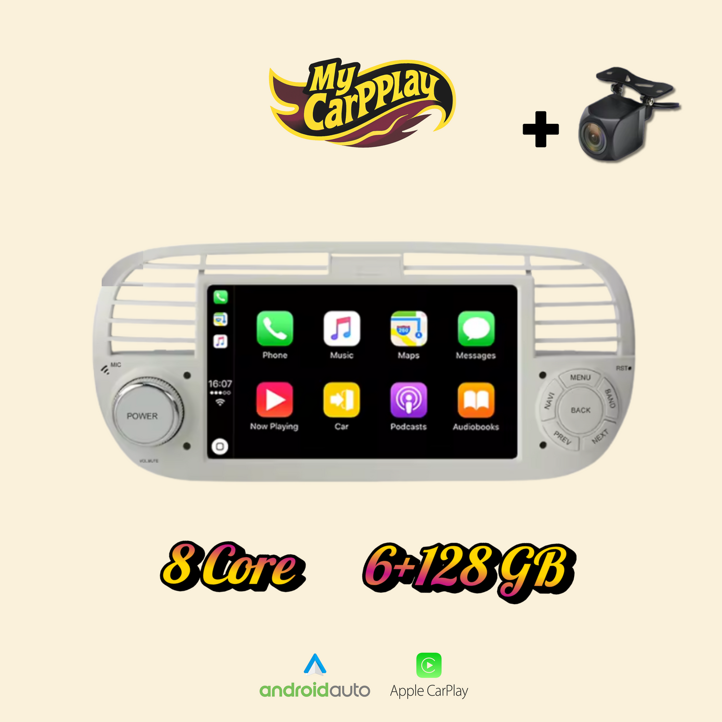 CarPlay Abarth 500 2007-2015
