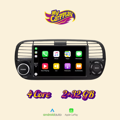 CarPlay Fiat 500 2007-2015