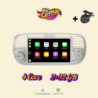 CarPlay Fiat 500 2007-2015