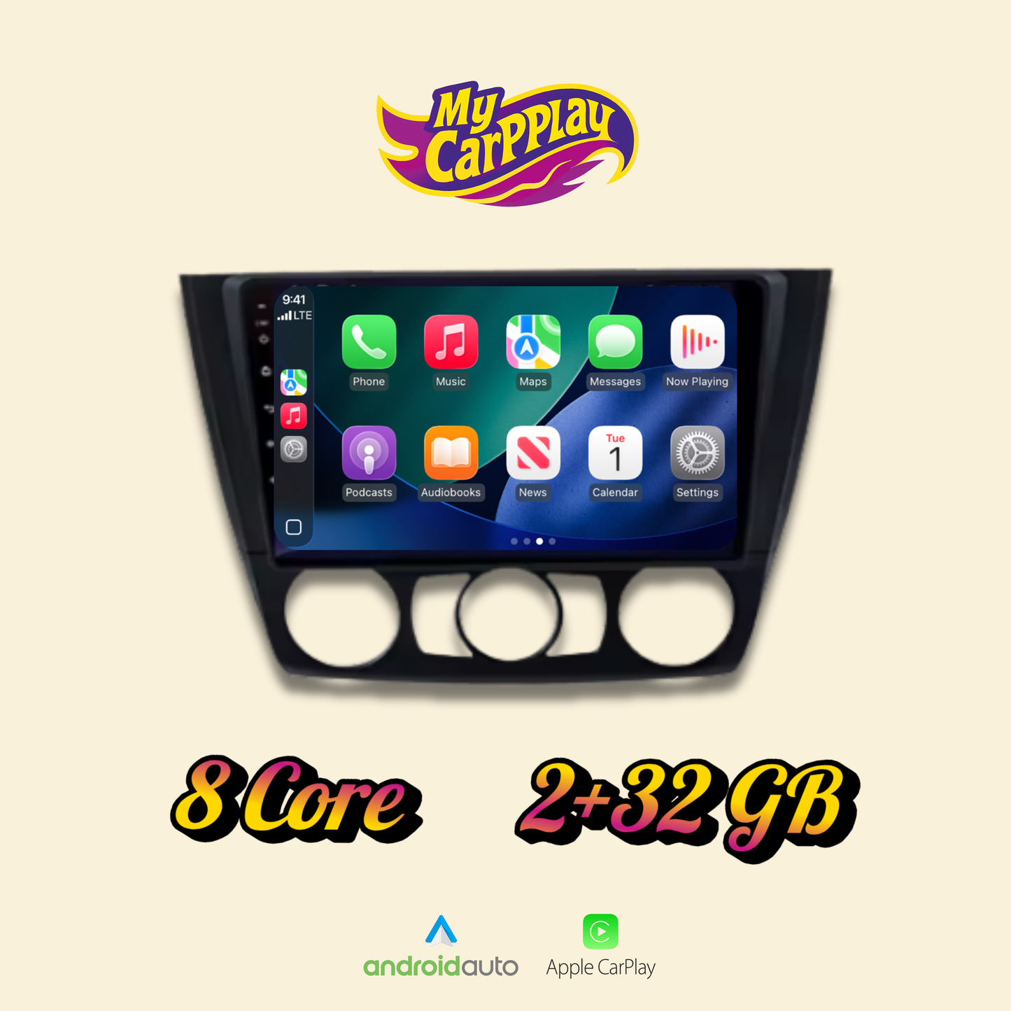 Carplay Bmw Série 1 E88, E87, E82, E81  2004-2011