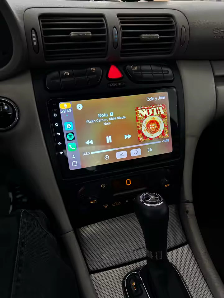 CarPlay Mercedes Classe C W203