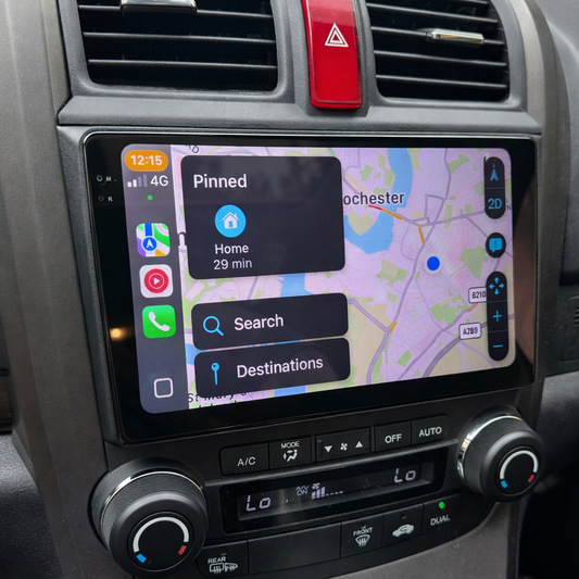 Écran CarPlay Honda CRV intégré tableau de bord
