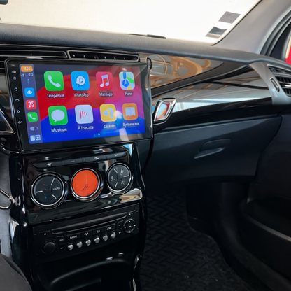 Écran CarPlay Citroen C3 Ds3 intégré tableau de bord