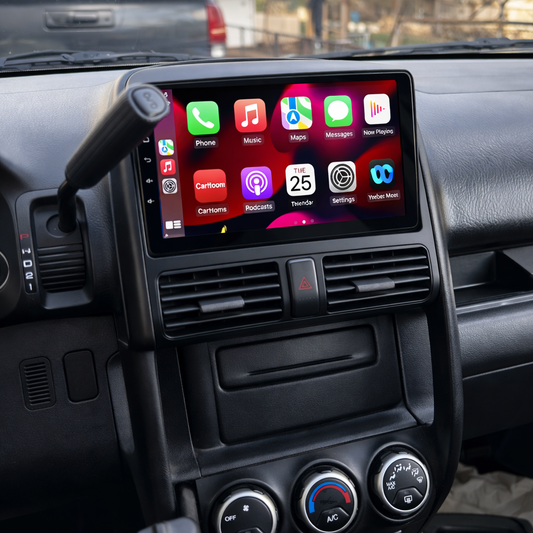 Écran CarPlay Honda CRV intégré tableau de bord