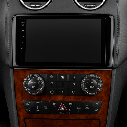 Écran CarPlay Mercedes GL intégré tableau de bord