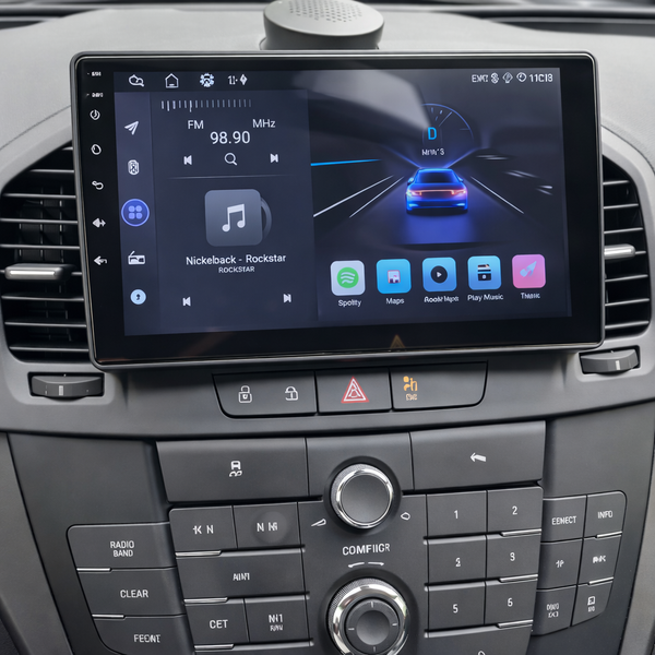 Écran CarPlay Opel Insigna intégré tableau de bord