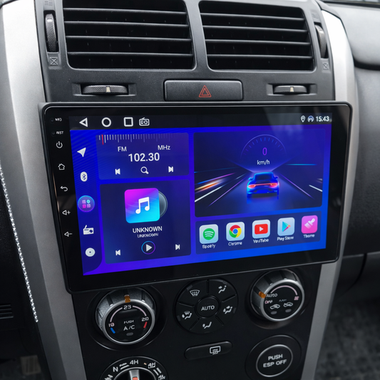 Écran CarPlay Suzuki Grand Vitara 3 intégré tableau de bord