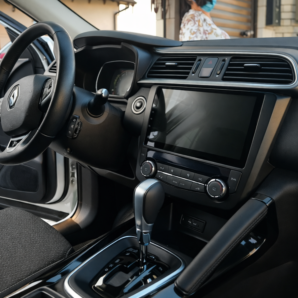 Écran CarPlay Renault Kadjar intégré tableau de bord