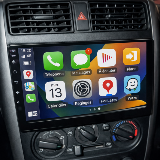 Écran CarPlay Suzuki Jimny 3 intégré tableau de bord