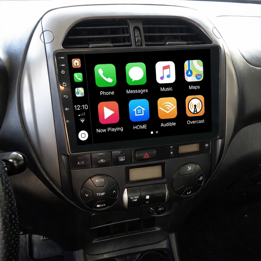 Écran CarPlay Toyota Rav 4 2003-2005 intégré tableau de bord