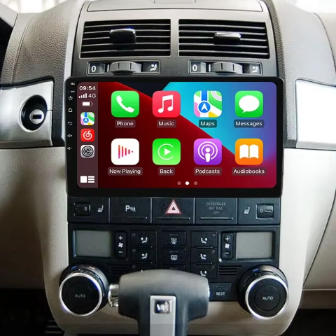 Écran CarPlay Volkswagen Touareg intégré tableau de bord