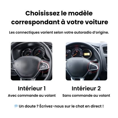 Comparatif Autoradio CarPlay Dacia Logan