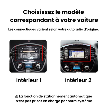 Comparatif Autoradio CarPlay Nissan Juke