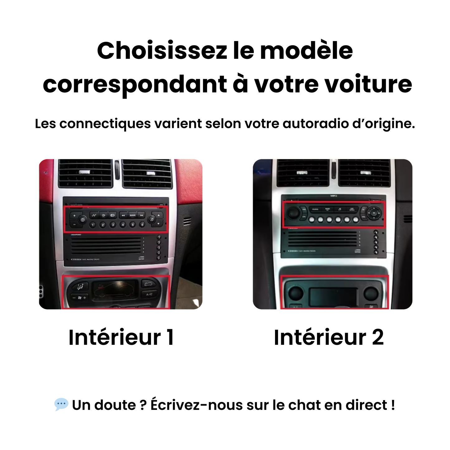 Comparatif Autoradio CarPlay Peugeot 307