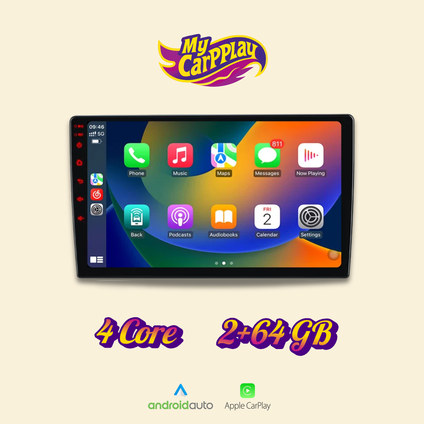 CarPlay Toyota Yaris 3 2012-2017