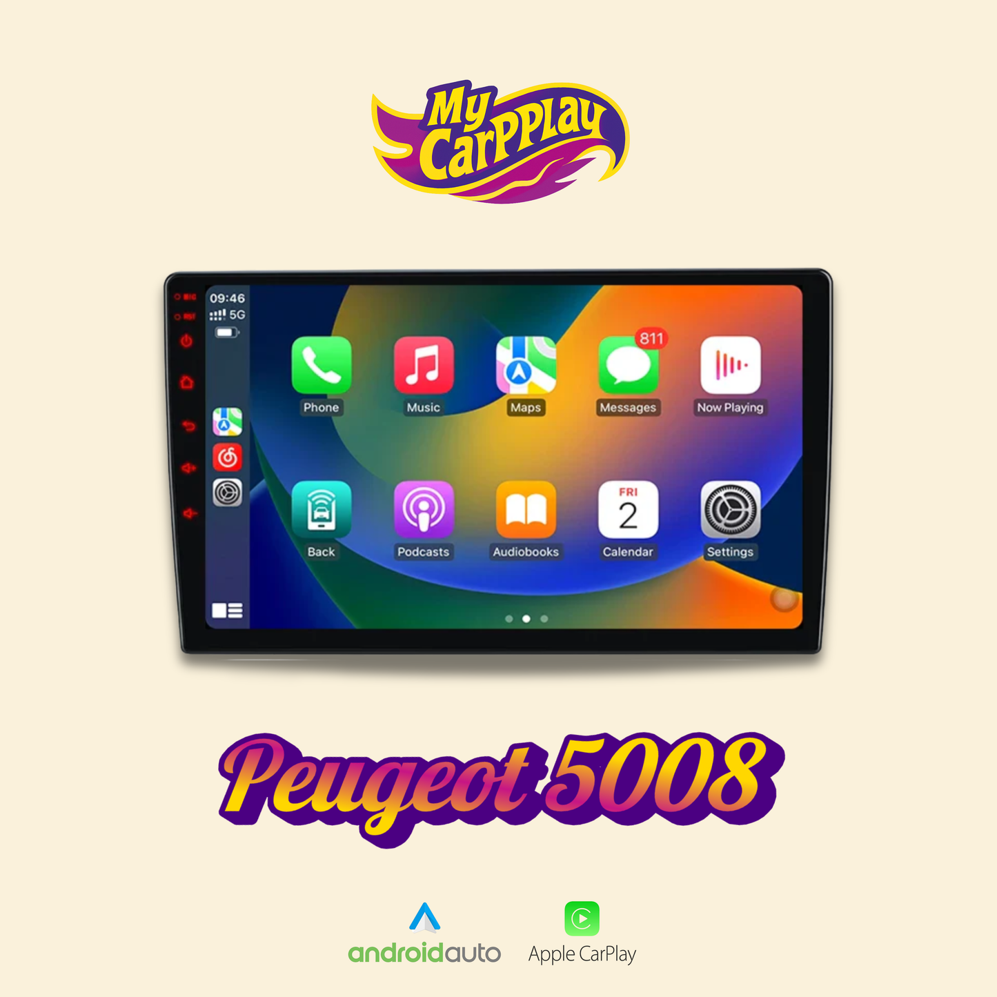 Carplay Peugeot 5008 2009-2015